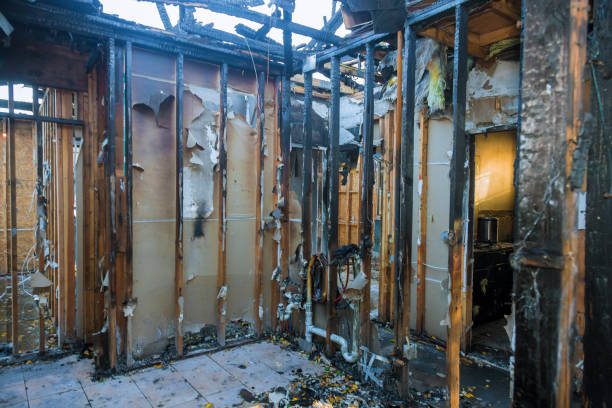 Professional Fire Damage Removal technician working in Furlong, PA